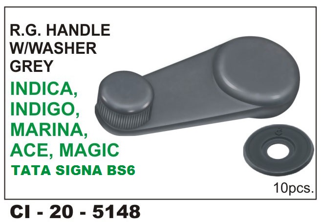 R.G.HANDLE W/CAP ACE,INDICA SIGNA BS-6,709 N/M,INTRA GREY