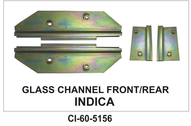 GLASS CHANNEL INDICA FRT+REAR(SET OF 4PCS)
