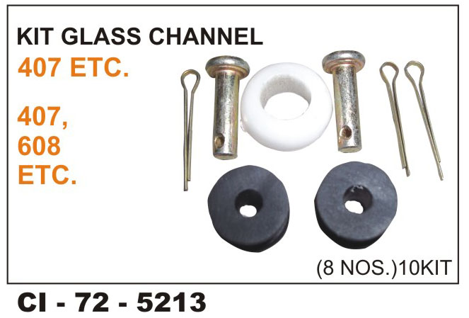 FITTING KIT GLASS CHANNEL 407 ETC.