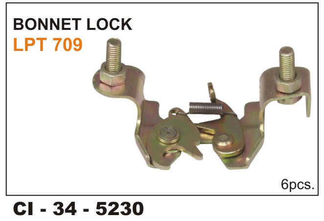 BONNET LOCK 709, LEYLAND BS6 TRUCK