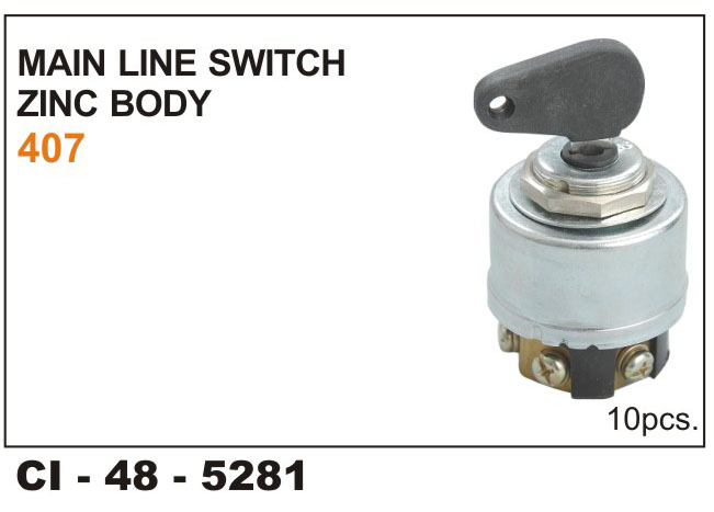 MAIN LINE SWITCH ZINK BODY