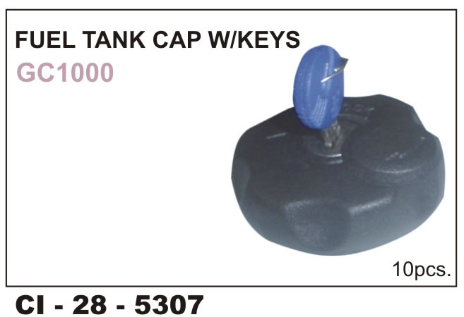 FUEL TANK CAP GC1000 PVC