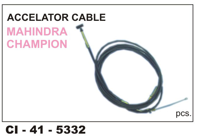 ACC. CABLE MAHINDRA CHAMPION.