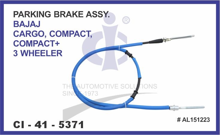 PARKING BRAKE CABLE BAJAJ CARGO, COMPACT, COMPACT+ (3 WHEELER)