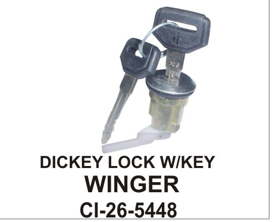 DICKY LOCK W/KEY WINGER