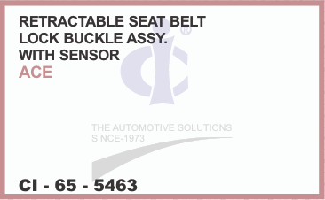 RETRACTABLE SEAT BELT LOCK BUCKLE ASSY (WITH SENSOR) TATA ACE