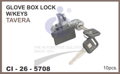 GLOVE BOX LOCK W/KEYS TAVERA.