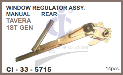 R.G.Machine REAR TAVERA.(Manual)L
