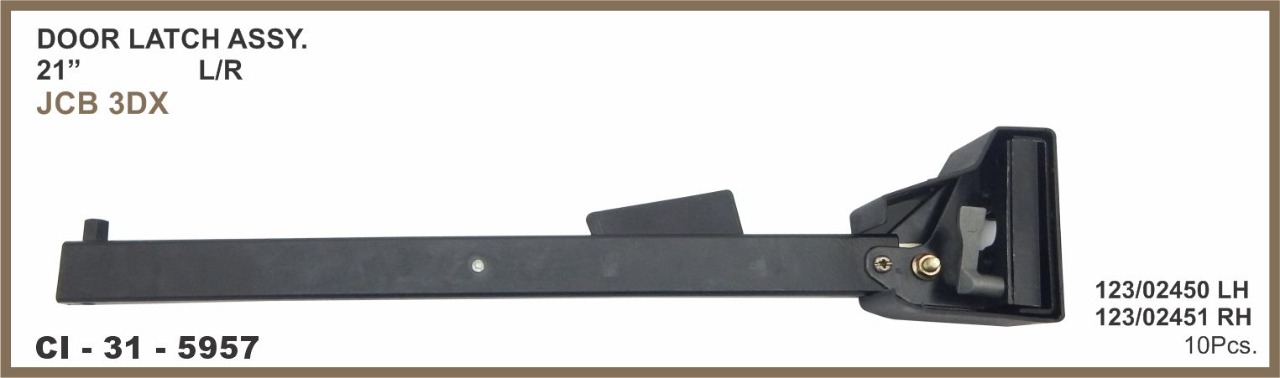 DOOR LOCK ASSY JCB LH ''21''