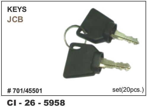 KEYS ONLY FOR JCB.