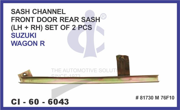 GLASS CHANNEL MARUTI WAGON R FRONT (LH/RH)