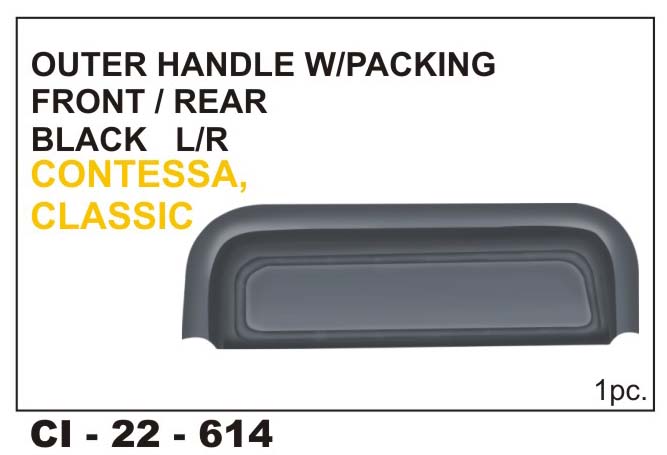 OUTER CONTESSA FL BLK
