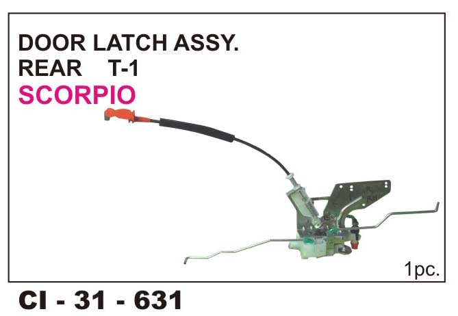 DOOR LOCK ASSY SCORPIO W/WIRE RR-LH
