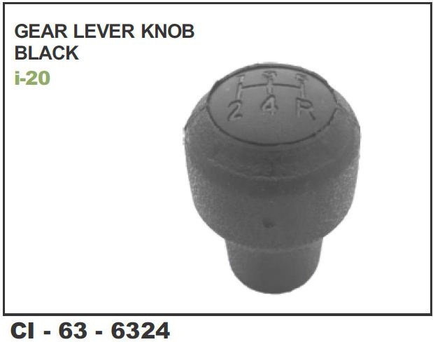 GEAR LEVER KNOB I-20 BLACK