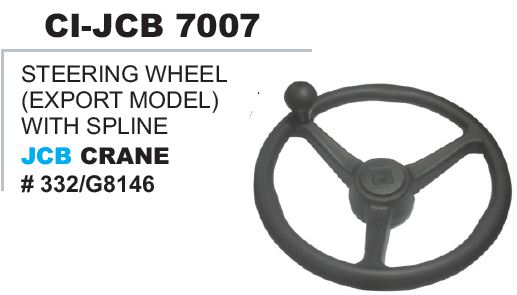 STEERING WHEEL (EXPORT MODE) JCB CRANE