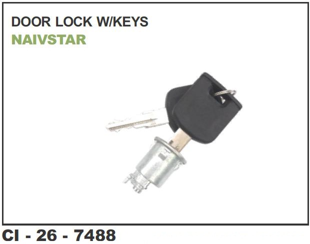 DOOR LOCK W/KEYS NAVISTAR