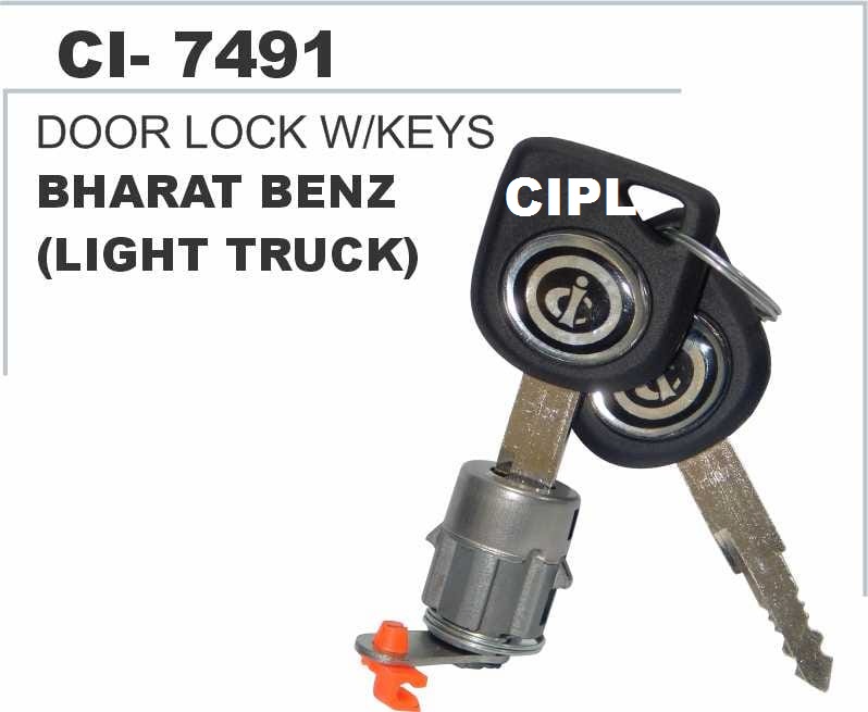 DOOR LOCK W/KEYS BHARAT BNZ