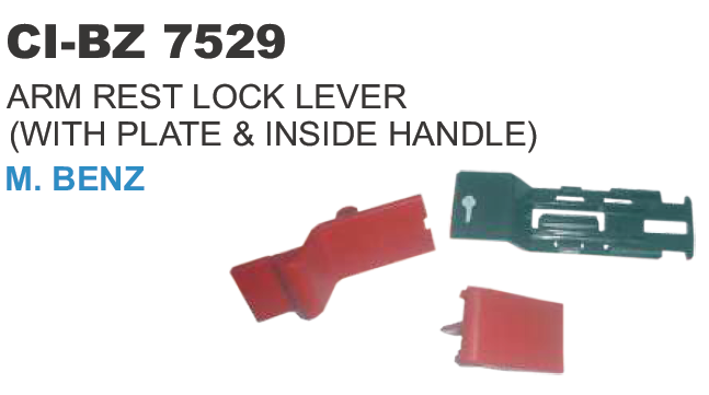 ARM REST LOCK LEVER (WITH PLATE & INSIDE HANDLE)