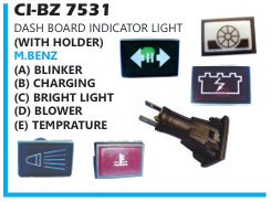 DASH BOARD INDICATOR LIGHT WITH HOLDER