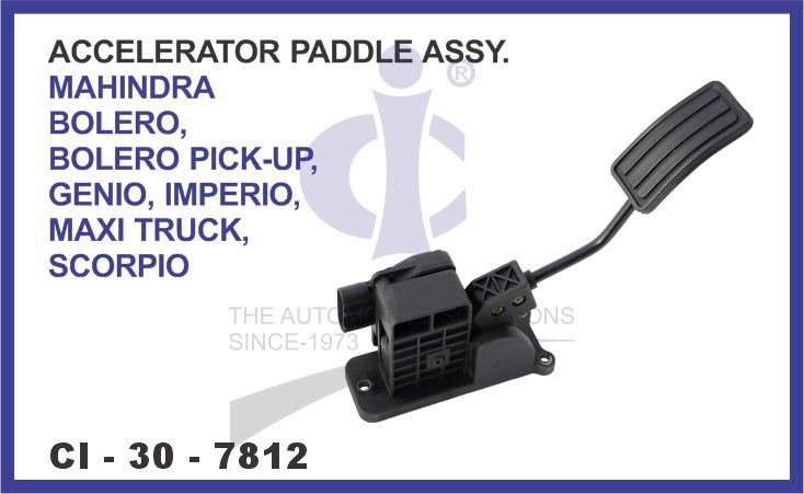 ACCELETOR PADDLE MAHINDRA BOLERO PICK UP  GENEO IMPARIO MEXI TRUCK SCRPIO