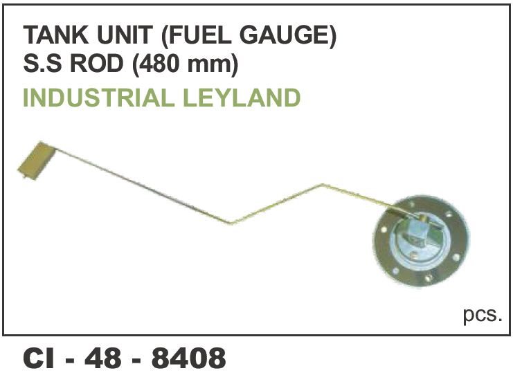 FUEL TANK UNIT (FUEL GUAGE)SS ROD(480MM)INDUS L/L