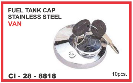 FUEL TANK CAP (S.S) WITH BRASS KEY