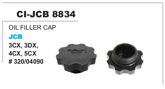 OIL FILLER CAP JCB 3CX,3DX,4CX,5CX
