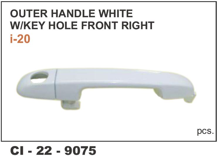 O.H.I-20 W/KEYHOLE WHITE FRONT RIGHT