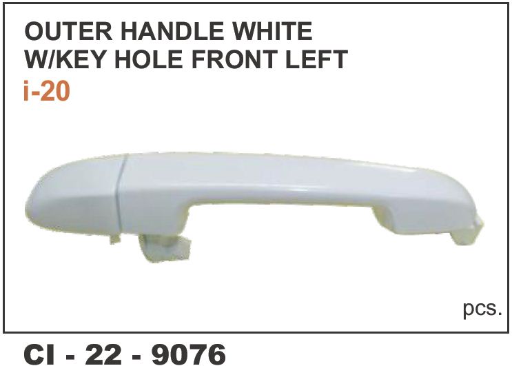 O.H.I-20 W/OKEYHOLE WHITE FRONT LEFT