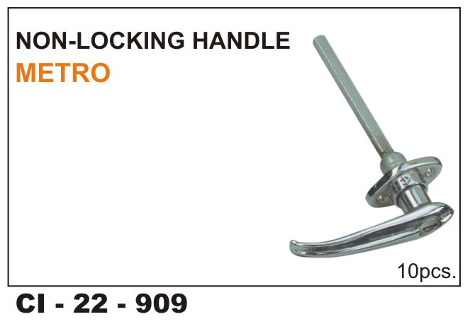 NON LOCKING HANDLE METRO CP (ROD 4.5 INCH)