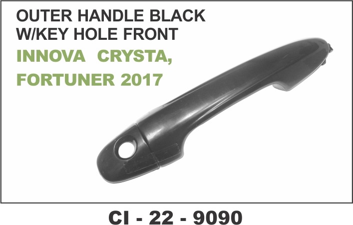 O.H.CRYSTA,FORTUNER 2017 W/KEYHOLE BLACK FRONT RIGHT