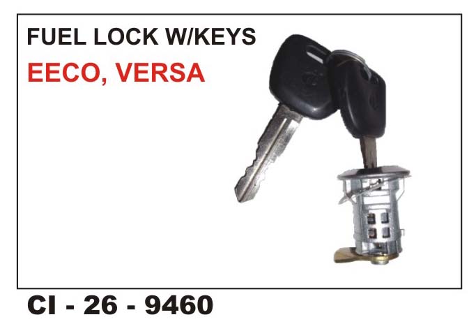 P.T.LOCK W/KEY EECO,VERSA
