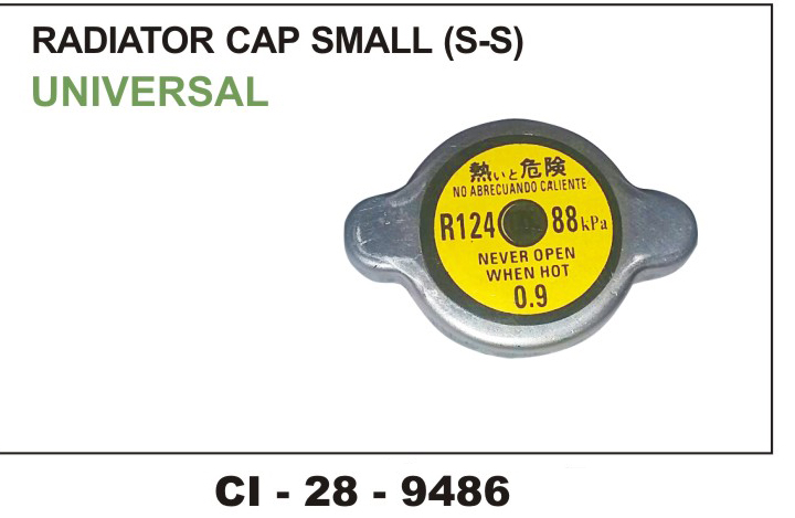 RADIATOR CAP SMALL UNIVERSAL SS