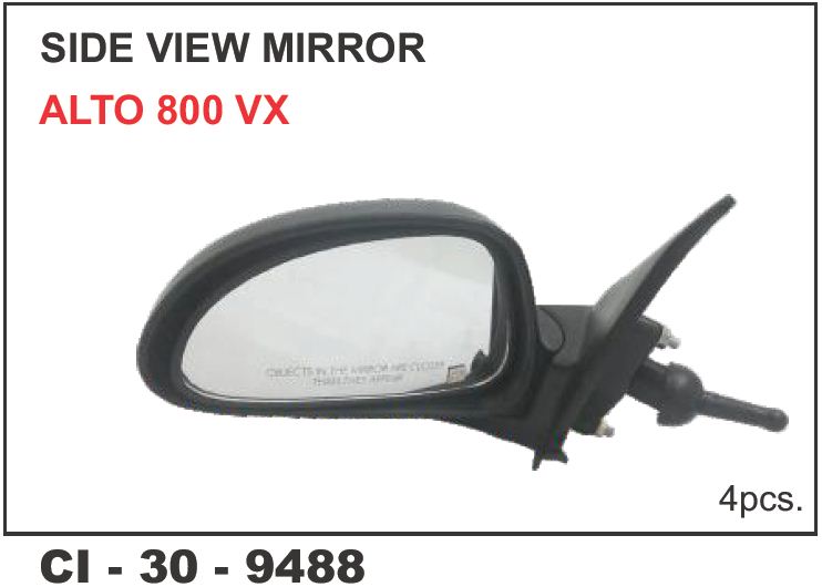 SIDE VIEW MIRROR ALTO 800 VX LH