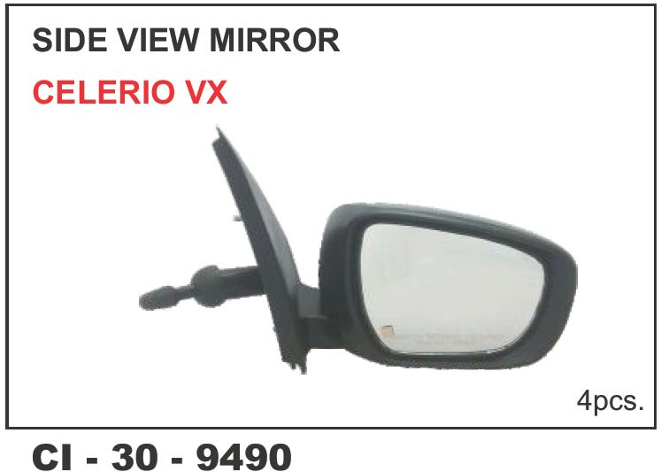 SIDE VIEW MIRROR CELERIO VX INTERNALLY ADJ LH