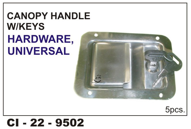 CANOPY HANDLE W/KEY