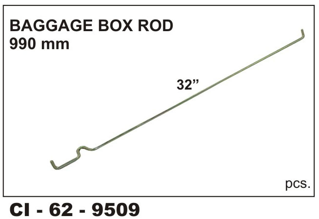 BAGGAGE BOX ROD UNIVERSAL "32" LH