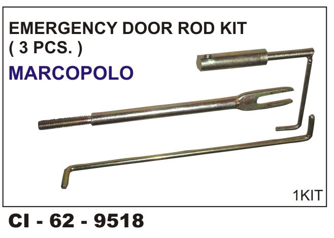 EMERGENCY DOOR ROAD KIT (3 PCS)  MARCOPOLO
