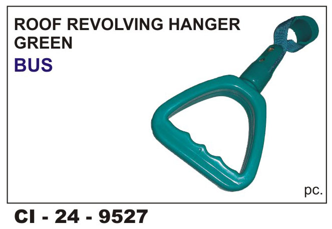 ROOF HANDLE UNIVERSAL REVOLVING TYPE GREEN