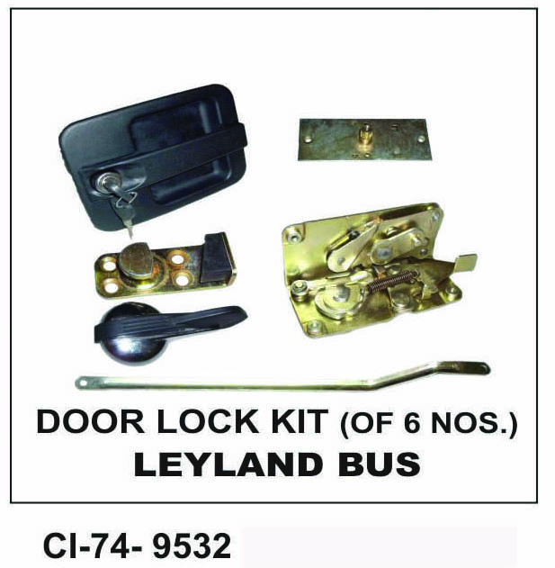 DOOR LOCK KIT W/O BLOCK LEYLAND BUS LH