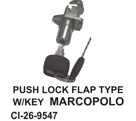 PUSH LOCK FLAP TYPE W/KEY MARCOPOLO