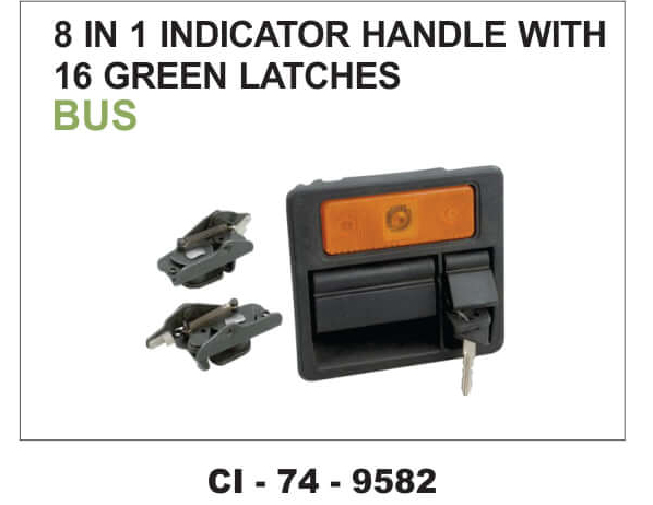8 in 1 INDICATOR HANDLE W/LATCHS BUS