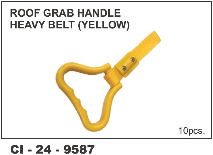 ROOF HANDLE UNIVERSAL REVOLVING TYPE YELLOW HEAVY BELT