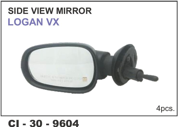 SIDE VIEW MIRROR LOGAN VX LH