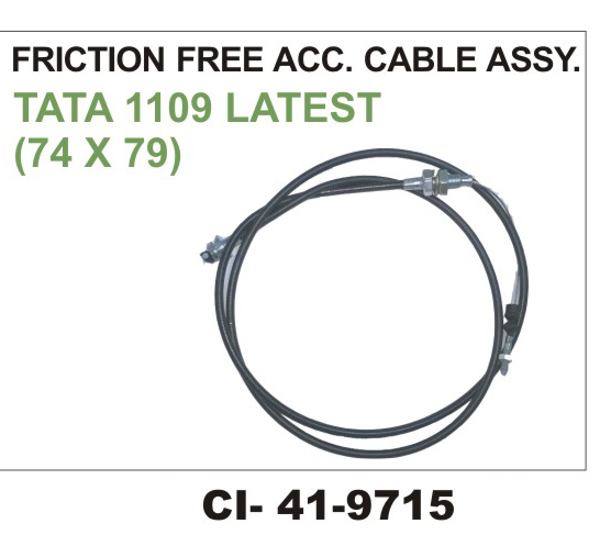 ACCELATOR CABLE ASSY. TATA 1109 LATEST(74"*79)