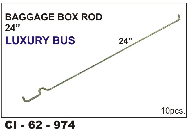 BAGGAGE BOX ROD UNIVERSAL "24" LH