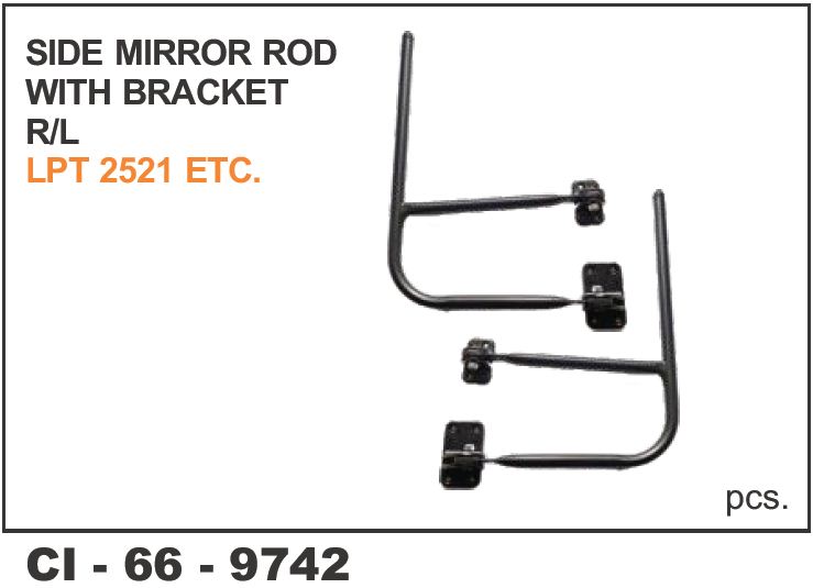 SIDE MIRROR ROD W/BKT TATA 2521 ETC