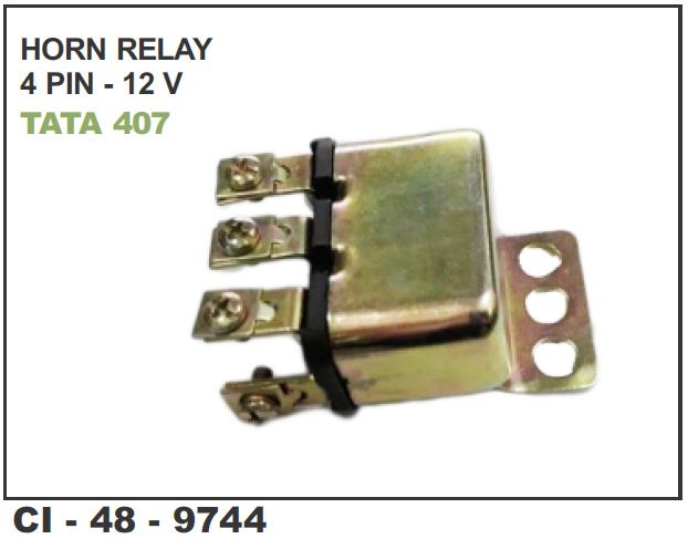 HORN RELAY 4 PIN 12 VOLT 407 ETC
