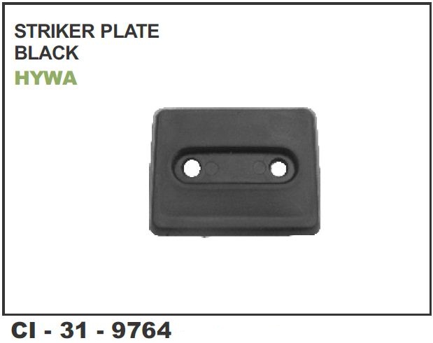 STRICKER PLATE BLACK HYWA