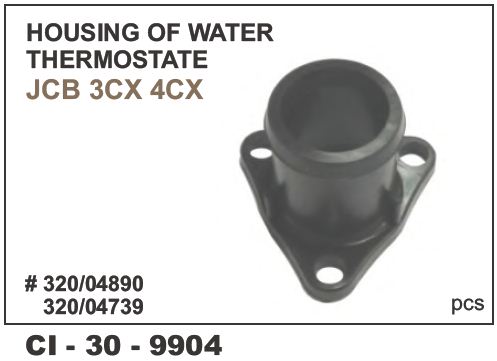 HOUSING OF WATER THERMOSTARE JCB 3CX4CX
